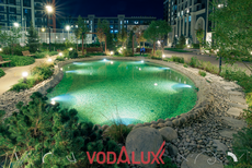 Водоём в ЖК Достижение. Москва. 2025