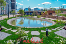 Водоём в ЖК Достижение. Москва. 2025