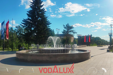 Фонтан на Бульваре Победы в Омске