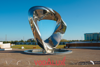 Три новых фонтана в Новом Уренгое, реконструкция общественных пространств