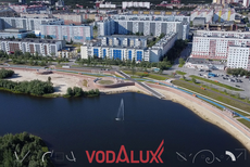 Три новых фонтана в Новом Уренгое, реконструкция общественных пространств