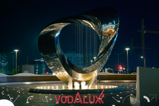 Три новых фонтана в Новом Уренгое, реконструкция общественных пространств