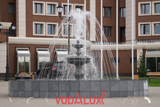 Классический фонтан с чашей в Новом Уренгое