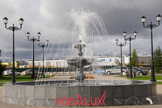 Классический фонтан с чашей в Новом Уренгое