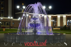 Классический фонтан с чашей в Новом Уренгое