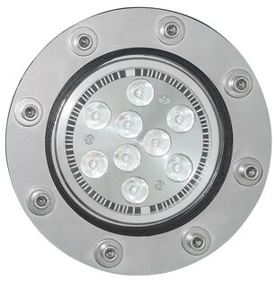 Light Fixture Cree 27W/12/24V/2PG21/No Cable RGBW 3 in 1, with "U"