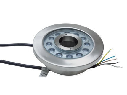 RGB-PWM 27W/12-24V/1 CAB.O. Подводный светодиодный светильник 190 мм