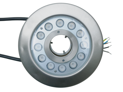 RGB-PWM 27W/12-24V/1 CAB.O. Подводный светодиодный светильник 190 мм