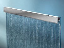 Glass mirror waterfall SF-207 (0,74 m) Decorative Cover (SF-207-DK) Декоративный элемент из нержавеющей стали к распределительной линейке SF-207.  с распределителем.